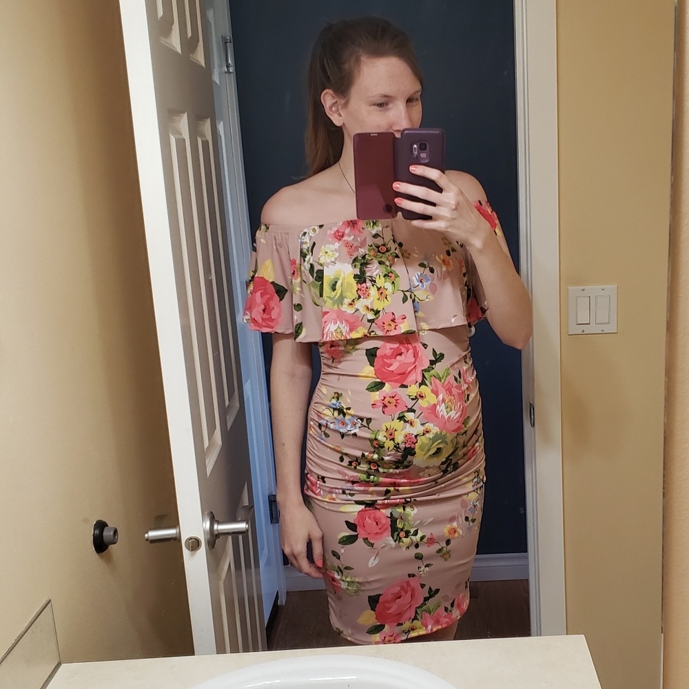 Size medium maternity dress